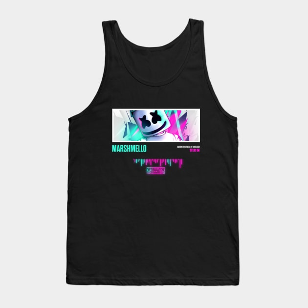 Marshmello Modern Streetwear DJ 22 Tank Top by DenielHast